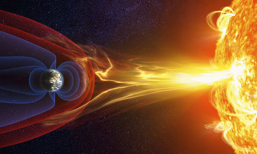 Những hạt điện tích xuất phát từ bão mặt trời tấn công Trái đất có thể tạo nên những lỗ thủng trên bầu khí quyển và điều này có thể gây hại đến con người, giống như trường hợp tầng ozone bị thủng trên bầu trời Nam cực. Dù không tồn tại vĩnh viễn, những lỗ hổng này có thể xuất hiện từ 1 đến 10 năm, đủ làm tăng đột biến tỷ lệ ung thư da trong thời gian này.