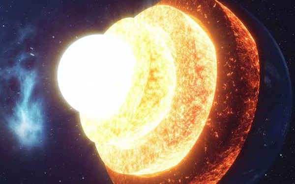 Các nghiên cứu đã gợi ý rằng trái tim rắn chắc này có thể quay bên trong lõi ngoài lỏng và bị cưỡng bức bởi mô men xoắn từ tính của lõi ngoài.