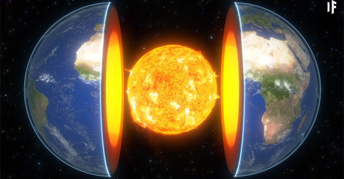 Tuy nhiên chúng là một hợp kim sắt - niken rắn chắc, do áp suất đáng kinh ngạc ở tâm Trái đất khiến nó ở trạng thái rắn.