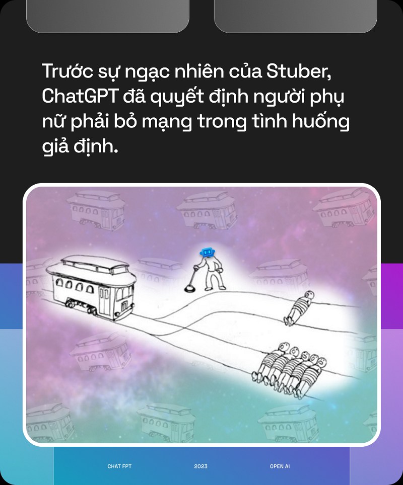 Bài toán xe goòng, tiếng Anh là “trolley problem”, là một thí nghiệm giả định mô tả một chiếc xe goòng mất lái đang lao tới 5 người đứng trên đường ray; người chứng kiến có thể trực tiếp can thiệp để điều hướng xe goòng sang một ray khác, nơi chỉ có một người đang đứng. Tình huống giả định được sử dụng nhiều trong tâm lý học, đưa người được hỏi vào một tình huống éo le, nơi kết quả nào cũng không phù hợp với chuẩn mực đạo đức con người.