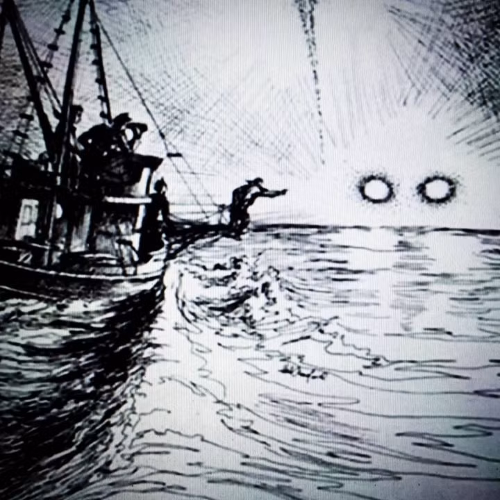 Vào khoảng 2 giờ chiều ngày 8/4/1665, họ thấy những UFO đánh nhau lơ lửng trên bầu trời. Một nhóm UFO dường như tiếp cận từ phía Bắc, theo sau là nhiều UFO khác. Sau đó một đoàn UFO lớn khác từ phía Nam, tiến về phía Đông Bắc.