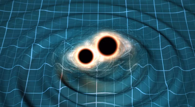 Sự di chuyển đó sẽ phát ra các năng lượng dưới dạng sóng, và chúng ta gọi đó là sóng hấp dẫn.