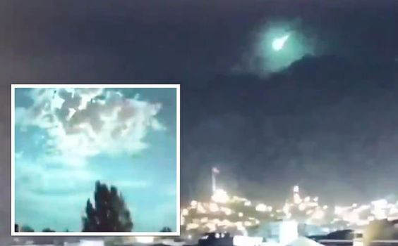 Nhiều người cho rằng đó là UFO, có người lại đoán rằng là mảnh vỡ tên lửa bị rơi ở Thổ Nhĩ Kỳ.