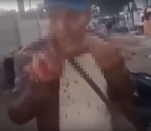 Ron nguoi thanh nien ngang nhien an thit meo song-Hinh-2