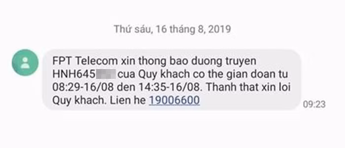 FPT “dut” Internet, khach meo mat... nhan vien tung tung “bao tri duong truyen”