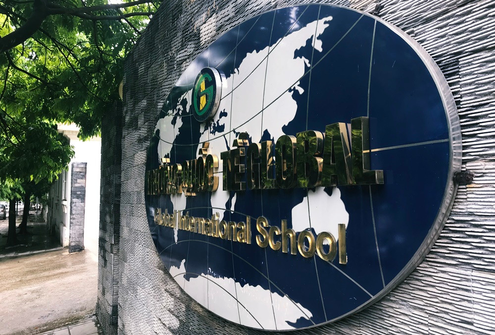 Tuy nhiên không hiểu vì sao Global vẫn ngang nhiên treo biển hiệu "Trường Quốc tế Global" ở nhiều vị trí bắt mắt.