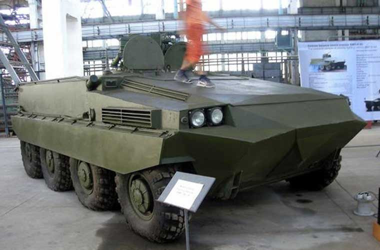 Cùng phương án thiết kế như BMP-55, nhưng BMP-K-64 được phát triển dựa trên xe tăng chiến đấu chủ lực T-64. Dự án đã đưa ra nguyên mẫu vào năm 2005 nhưng tới thời điểm hiện tại cũng chẳng ai đoái hoài tới mẫu thiết giáp hạng nặng này. Khác với BMP-55 giữ nguyên hệ truyền động bánh xích, BMP-K-64 được thay đổi mạnh khung thân với việc thay đổi hoàn toàn bánh xích bằng bánh lốp, bên trong thay đổi cấu trúc để đưa khoang chở 8 binh sĩ vào.