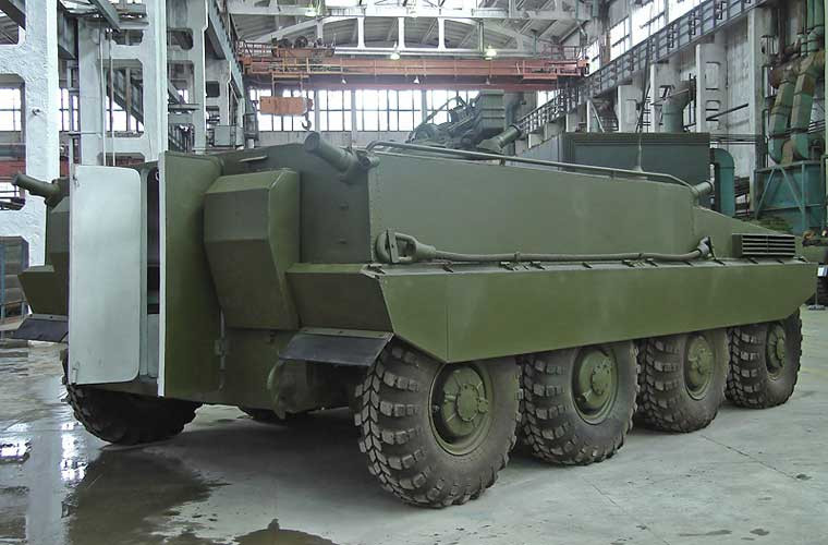 Khả năng chống đạn và kháng mìn của xe thiết giáp hạng nặng BMP-K-64 tương đương T-54/55 với việc bổ sung thêm giáp phản ứng nổ ERA. Vũ khí được trang bị đại liên 12,7mm hoặc pháo 30mm hoặc 90mm cùng tên lửa chống tăng.