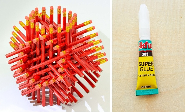 Keo dán siêu dính: Loại keo dán siêu dính ra đời năm 1943, khi Harry Coover, một nhà hóa học người Mỹ, cùng nhóm nghiên cứu của mình đang tìm cách tạo ra một loại chất dẻo để sản xuất súng cầm tay có tầm ngắm chính xác. Keo dán siêu dính trở thành sản phẩm thương mại phổ biến từ năm 1985 và thu về lợi nhuận 2,5 tỷ USD.