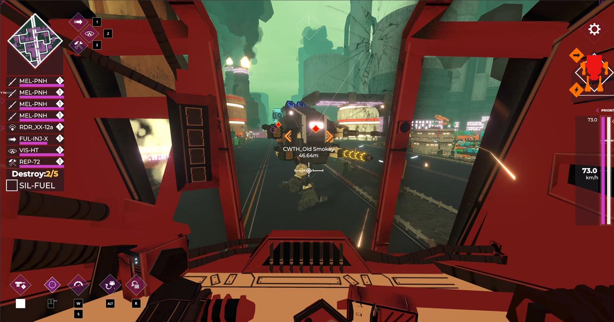 Game do Anchorite Games phát triển, tập trung vào lối chơi mech combat tốc độ cao. (Ảnh: gameK)