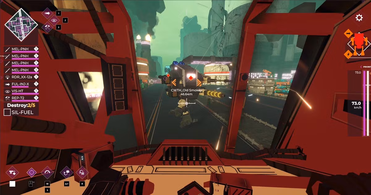 Game do Anchorite Games phát triển, tập trung vào lối chơi mech combat tốc độ cao. (Ảnh: gameK)