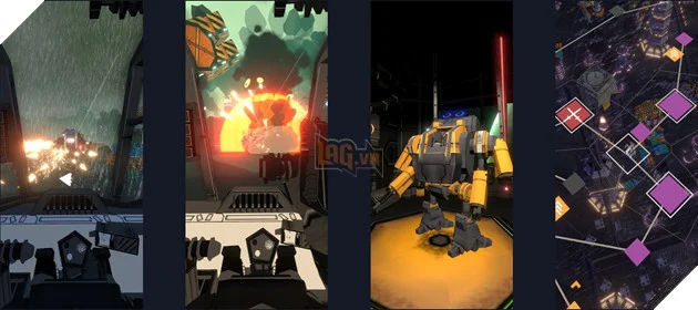 Exoloper mang phong cách hành động nhanh, khác biệt so với các Mech game truyền thống. (Ảnh: Lag.vn)