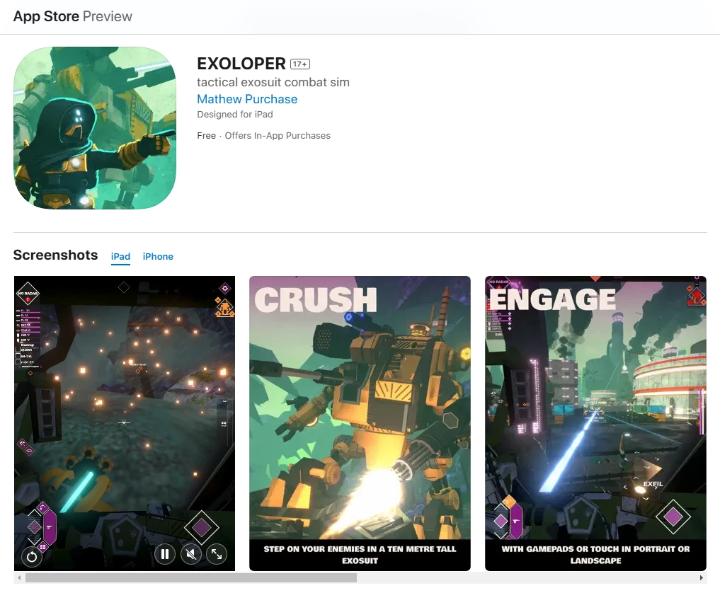 Hiện tại, Exoloper chỉ có trên iOS/iPadOS, chưa có kế hoạch phát hành trên Android hay PC. (Ảnh: Việt giải trí)