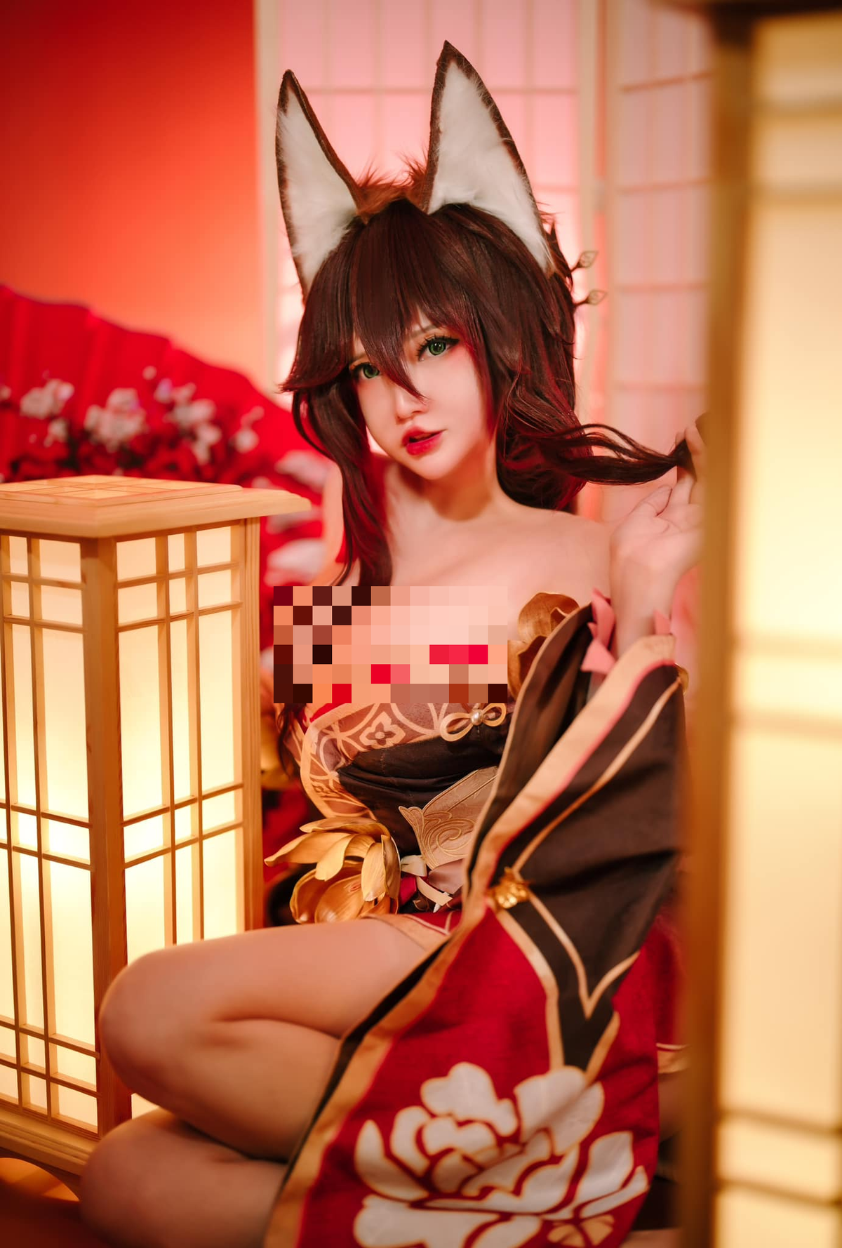 Mới đây, cô tung bản "demo" của một bộ cosplay nóng bỏng, khiến fan xôn xao và háo hức chờ bản full.(Ảnh: gameK)