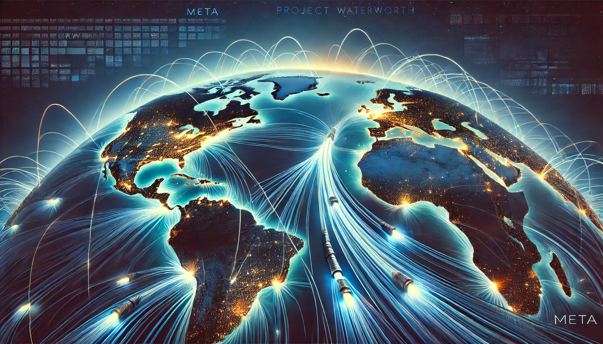 Project Waterworth sẽ cung cấp kết nối tốc độ cao cho Mỹ, Ấn Độ, Brazil, Nam Phi và nhiều khu vực quan trọng khác.(Ảnh: Fix Facebook)