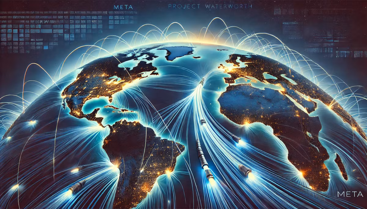 Project Waterworth sẽ cung cấp kết nối tốc độ cao cho Mỹ, Ấn Độ, Brazil, Nam Phi và nhiều khu vực quan trọng khác.(Ảnh: Fix Facebook)