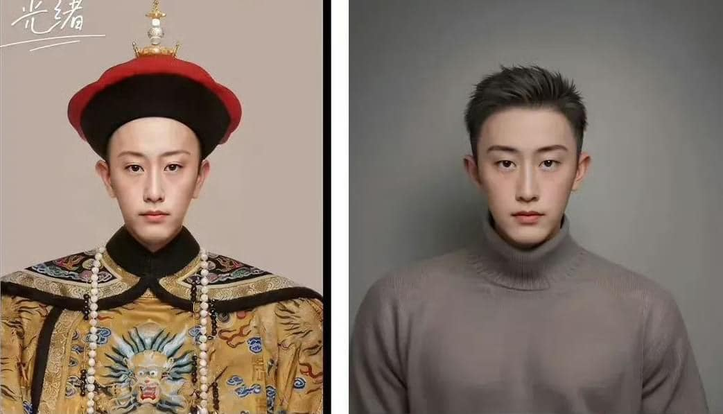 7. Quang Tự (1871-1908) Quang Tự, cháu của Hàm Phong, trị vì từ năm 1875 đến 1908. Ông nổi tiếng với những nỗ lực cải cách nhằm hiện đại hóa Trung Quốc, nhưng bị Thái hậu Từ Hi ngăn cản. Hoàng đế Quang Tự nếu sinh ra ở thế kỷ 21 hoàn toàn có thể đánh bại nhiều nam thần với vẻ ngoài này. (Ảnh: AI)