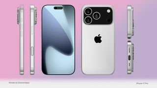 Nhà phân tích Mark Gurman nghi ngờ tính chính xác của hình ảnh dựng nhưng xác nhận có nhiều tin đồn về thiết kế này. (Ảnh: Digital Camera World)