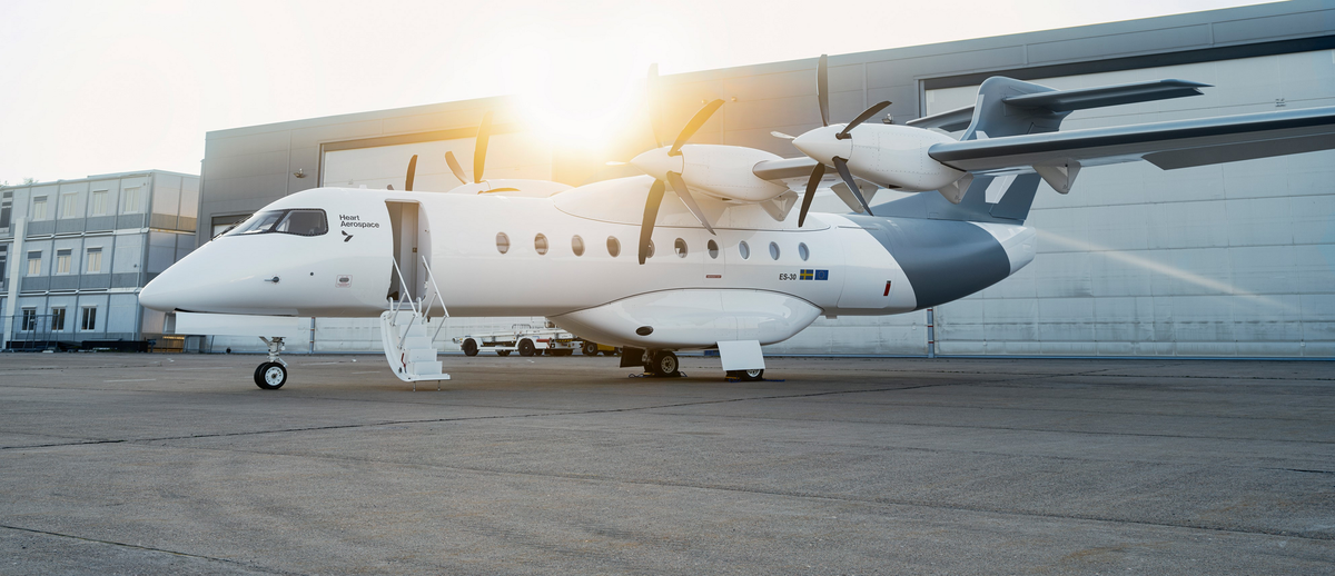 Heart X1 có sải cánh 32 mét và được thiết kế theo tỷ lệ tương tự máy bay thương mại ES-30.(Ảnh: Skies Mag)