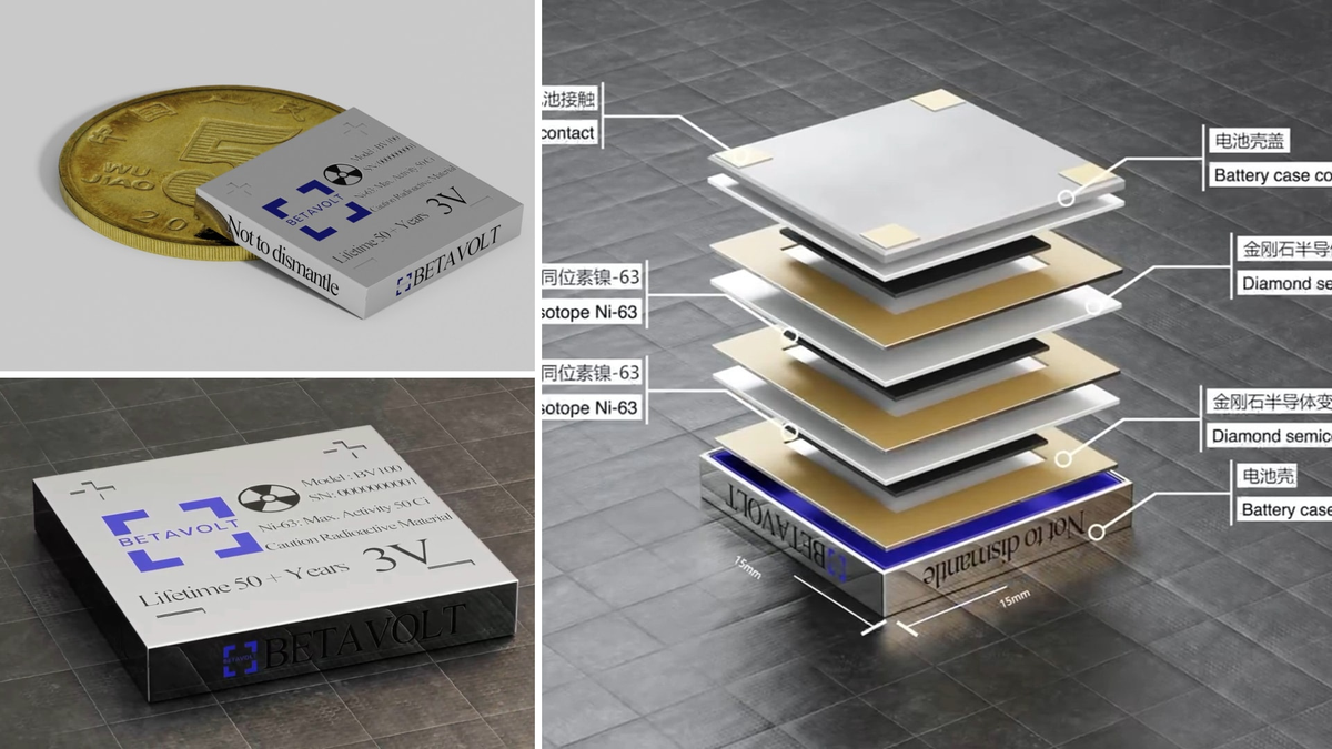 Betavolt dự kiến sản xuất hàng loạt BV100 vào năm 2025, ứng dụng trong hàng không vũ trụ, AI, y tế và thiết bị vi mô. (Ảnh: autoevolution)