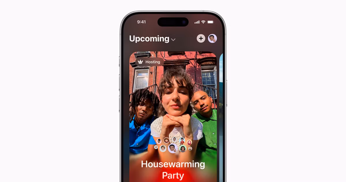 Apple Intelligence hỗ trợ tạo thiệp mời độc đáo với hình ảnh và nội dung tuỳ chỉnh. (Ảnh: Apple)