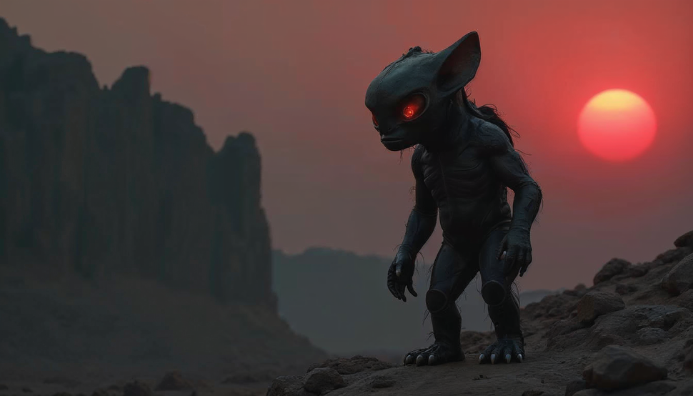 Các nhóm người sống trên các hành tinh khác sẽ phát triển những đặc điểm riêng để thích nghi với điều kiện môi trường khắc nghiệt.(Ảnh: Freepik/Future AI) (Ảnh trong bài chỉ mang tính minh họa).