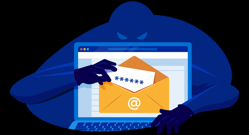 Không truy cập vào các đường link hoặc email lạ để tránh bị đánh cắp thông tin ngân hàng. (Ảnh: Duckist.com)