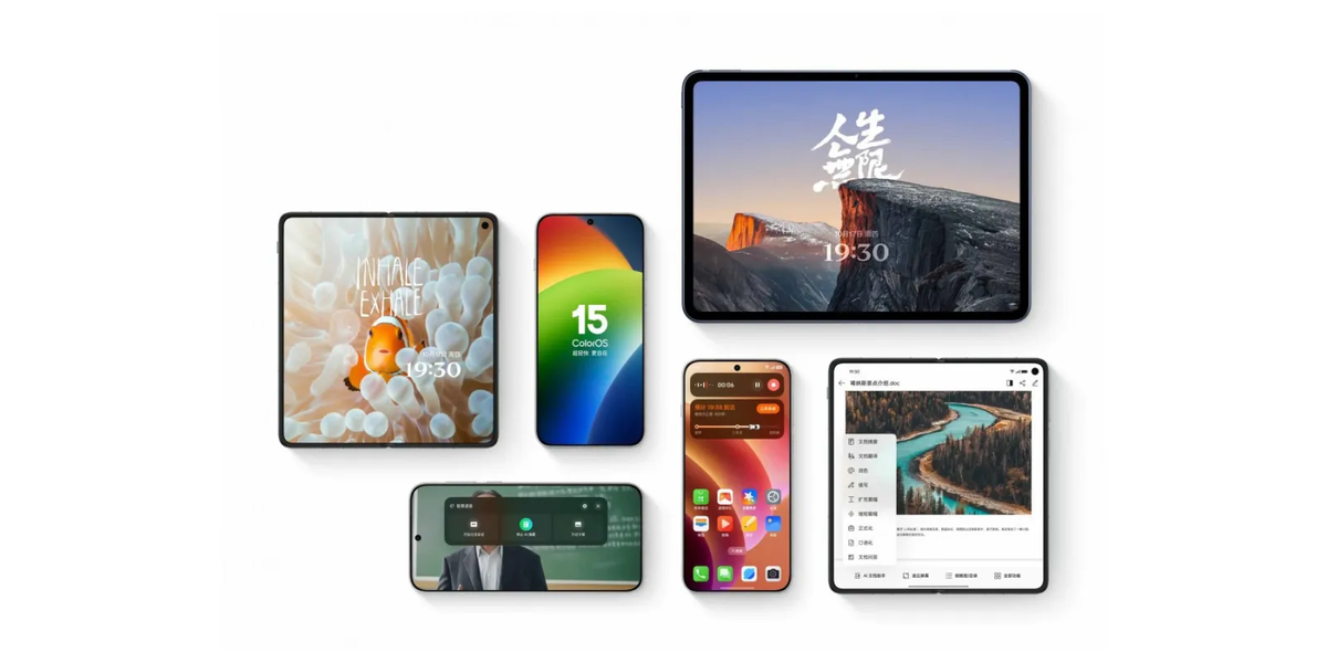 Chạy ColorOS 15 dựa trên Android 15, có cảm biến vân tay cạnh bên.(Ảnh: 9to5Google)