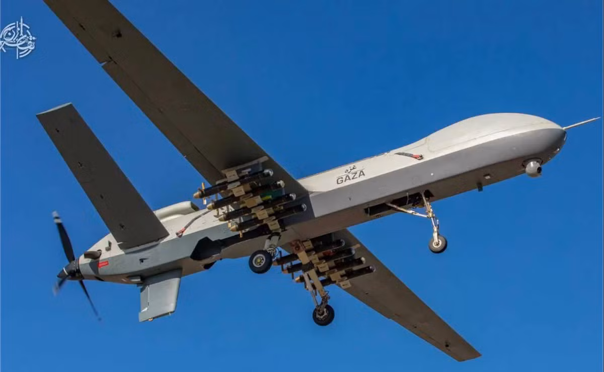 Iran vừa giới thiệu máy bay tấn công không người lái (UCAV) Shahed-149 "Gaza" nhằm tăng cường khả năng trinh sát tầm xa và tấn công chính xác. (Ảnh: armyrecognition)