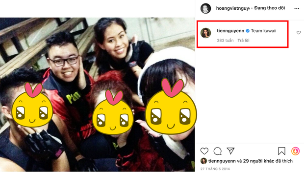 Được biết, Tiên Nguyễn và Hoàng Việt đã là bạn học với nhau từ chục năm về trước, cả hai thường xuyên tương tác qua lại trên MXH.