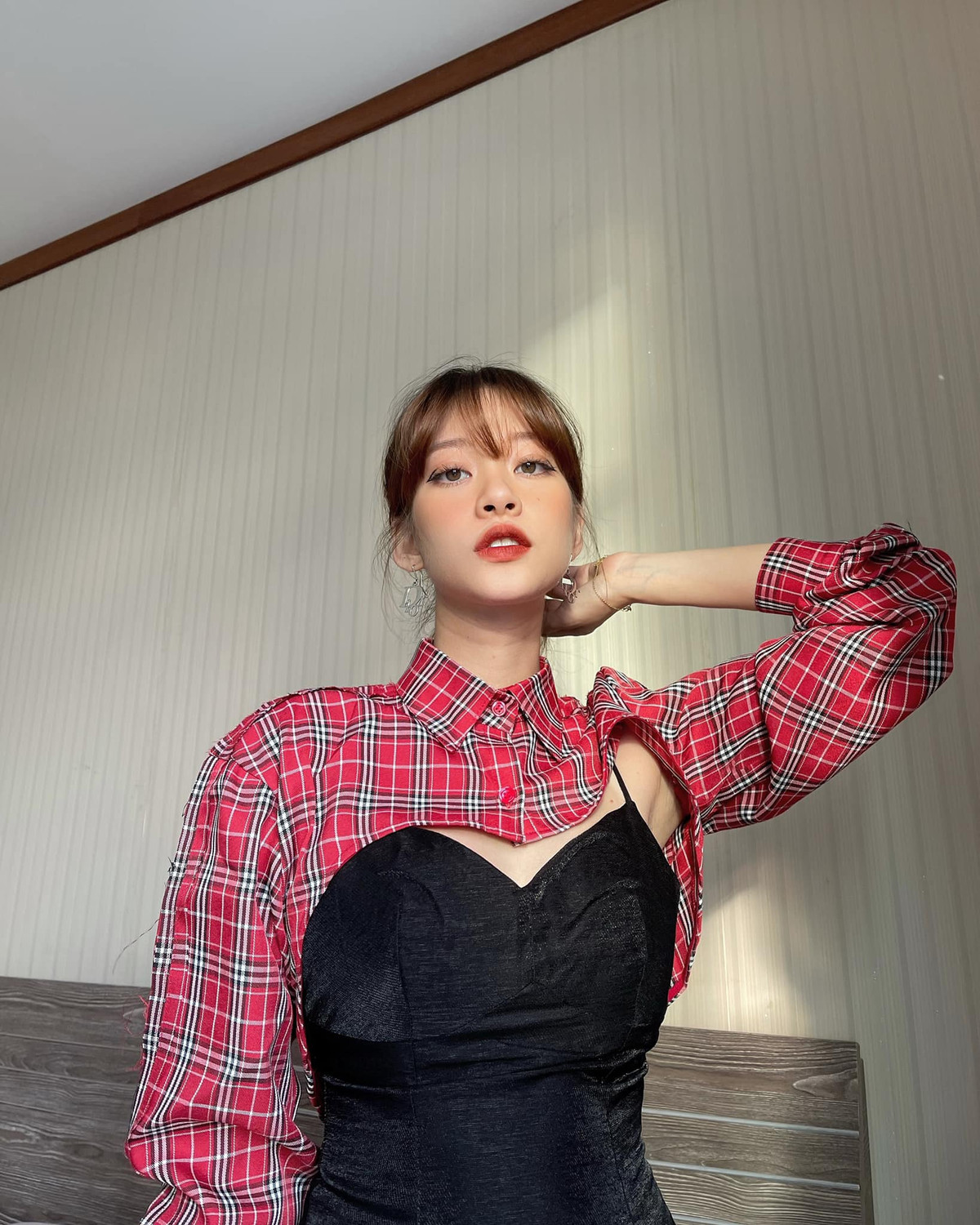 Mai Anh cũng là một hot girl có ngoại hình xinh xắn cùng gu ăn mặc bắt mắt.