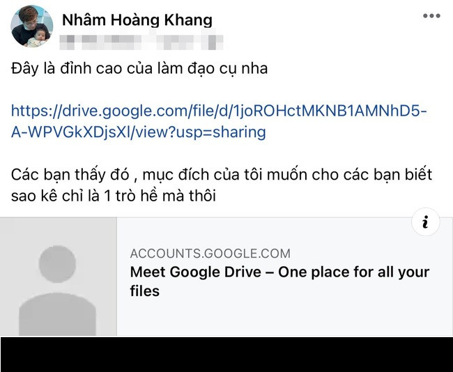 "Sao kê này nó chỉ là trò hề thôi, chứ ai lấy được bên ngân hàng. Các bạn hiểu chưa, cho các bạn cộng trừ thoải mái luôn. Ở đâu ra mà hack ngân hàng, tầm bậy tầm bạ không", Nhâm Hoàng Khang khẳng định.