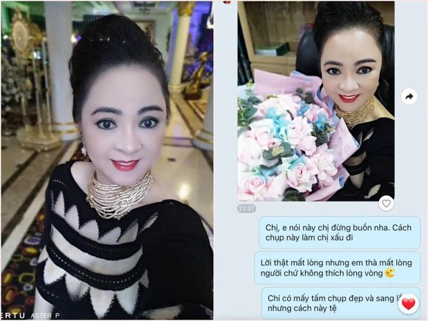 Cụ thể, "cậu IT" cho rằng lời thật dễ mất lòng nhưng kiểu selfie của bà chủ Đại Nam làm bà kém xinh và kém sang đi vài phần.