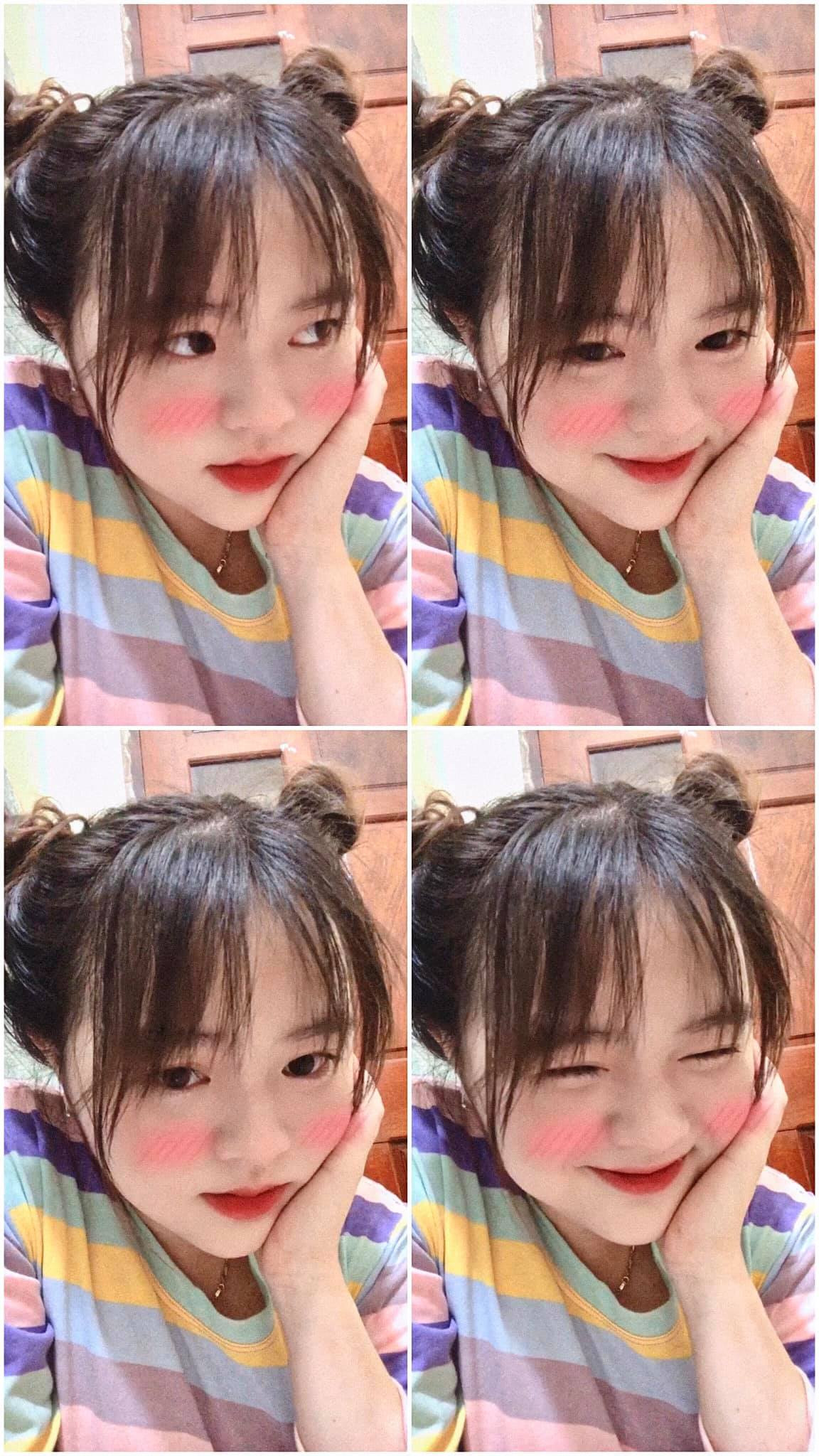 Khuôn mặt bầu bĩnh, nụ cười híp mắt chính là điểm cộng mà Thế Trâm khiến người đối diện phải "lịm tim".