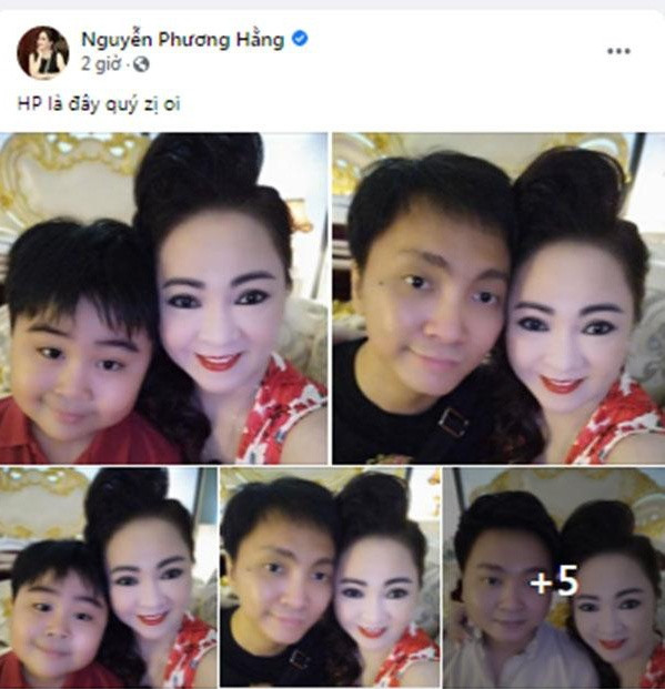 Mới đây, CEO khu du lịch Đại Nam đã chơi lớn khi đăng ảnh selfie với từng người trong gia đình, bà Phương Hằng còn bày tỏ niềm hạnh phúc khi được chụp ảnh cùng các con.