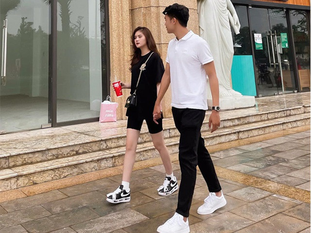 Uyên Kem được khen ngợi rất nhiều về nhan sắc, là một trong những cái tên nổi bật trong dàn WAGs Việt. Ảnh: Tổng hợp