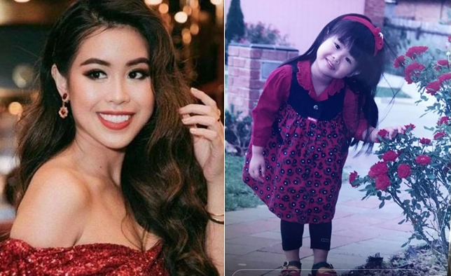 Trước đó, Tiên Nguyễn từng chia sẻ bức ảnh thời thơ ấu của bản thân. Trong ảnh là một cô bé có khuôn mặt bầu bĩnh hết sức đáng yêu. Nhiều người có thể không nhận ra phiên bản Tiên Nguyễn mini.