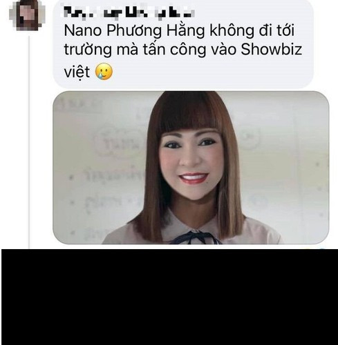 Trên mạng xã hội, không ít những bức ảnh chế được dân mạng truyền tay nhau về bà Phương Hằng.