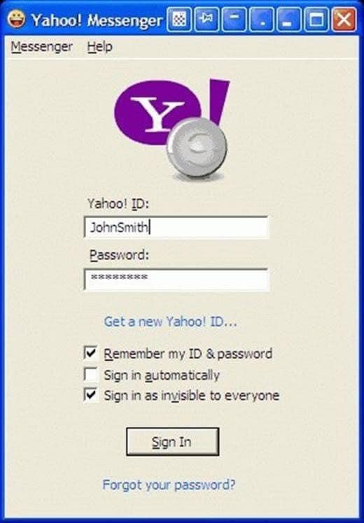 Và một thời chat Yahoo với những tràng cười bất tận...