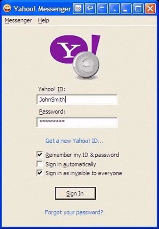 Và một thời chat Yahoo với những tràng cười bất tận...