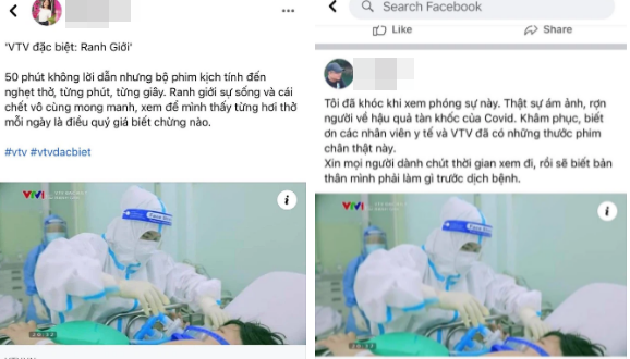 Nhiều người đã chia sẻ lại trên trang cá nhân và dành những lời cảm ơn VTV vì đã có 1 phóng sự xuất sắc.