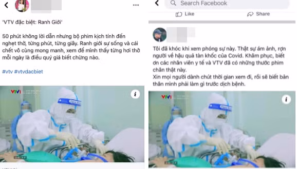 Nhiều người đã chia sẻ lại trên trang cá nhân và dành những lời cảm ơn VTV vì đã có 1 phóng sự xuất sắc.