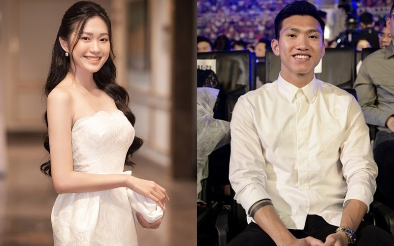 Sau tất cả, không ít người hy vọng bến đỗ cuối cùng của Văn Hậu sẽ là Doãn Hải My. Ảnh: Tổng hợp