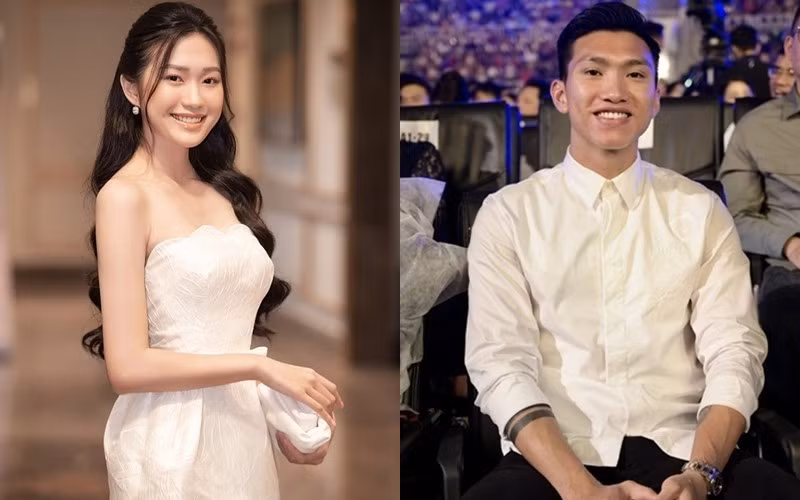 Sau tất cả, không ít người hy vọng bến đỗ cuối cùng của Văn Hậu sẽ là Doãn Hải My. Ảnh: Tổng hợp