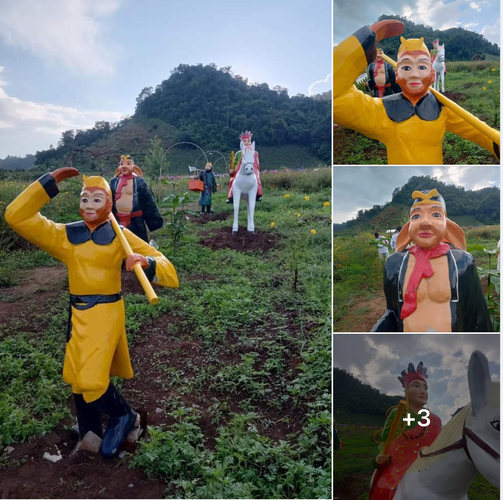 Thời gian qua, nhiều địa điểm du lịch đã sáng tạo những không gian check in độc đáo, lạ mắt nhằm thu hút du khách thông qua những bức tượng.