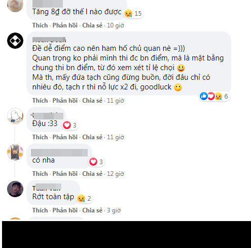 Bên cạnh niềm vui khi công bố điểm chuẩn Đại học và đỗ được trường như mong muốn, nhiều sĩ tử khác lại cảm thấy lo lắng, buồn vì điểm chuẩn tăng hơn so với năm ngoái.