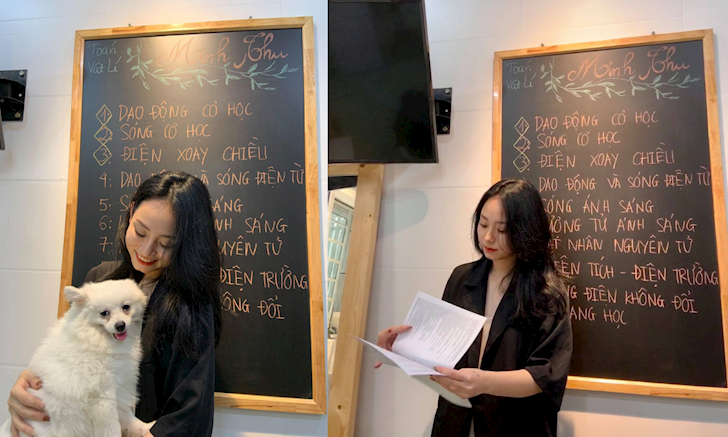 Cô giáo Minh Thu là cái tên nổi trội thời gian qua nhờ dạy học online môn Vật lý.