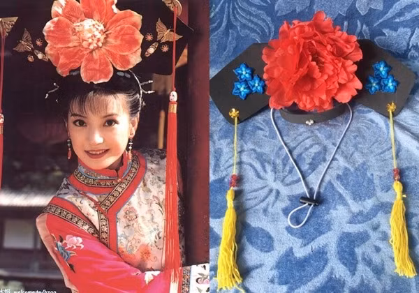 Đối lập với Hàm Hương công chúa chính là chiếc mũ Cách Cách mà Tiểu Yến Tử và Hạ Tử Vi đã đội. Thực chất, đây là một vật trang trí của Trung Hoa nhưng lại được nhiều cô bé Việt Nam 8x, 9x yêu thích.