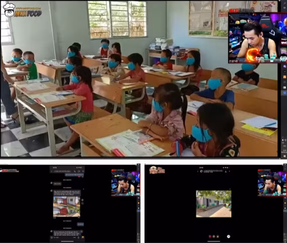 Không những vậy, đích thân "Tộc trưởng" cũng đã chia sẻ toàn bộ thông tin về dự án thiện nguyện này trên sóng livestream.