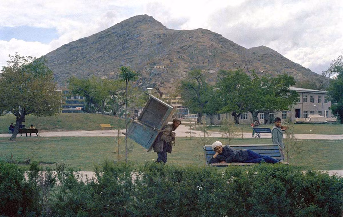 Ảnh chụp ở công viên năm 1968.